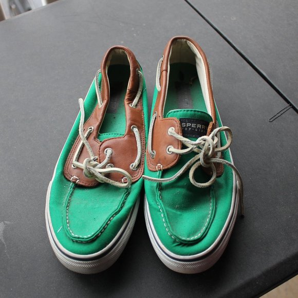 Sperry Other - Mens 10.5 Green Boat Shoes